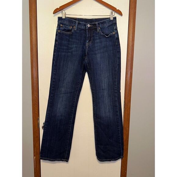 Lucky Brand Petunia Easy Rider Dark Wash Jeans size 27 - Picture 1 of 12